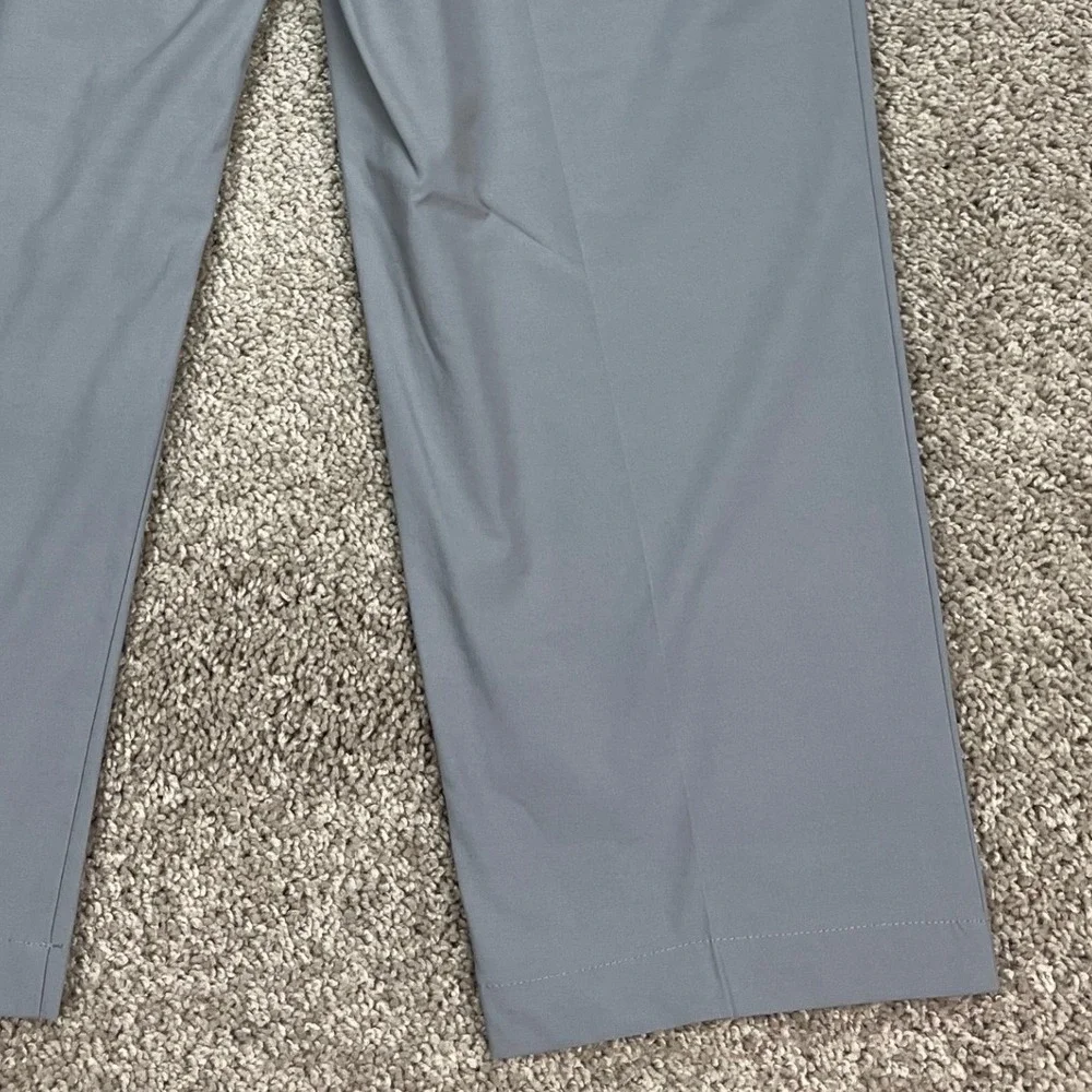 Adidas Go-To 5 Pocket Pant Men 38x30 Gray Tapered Fit Performance Flat Front NEW